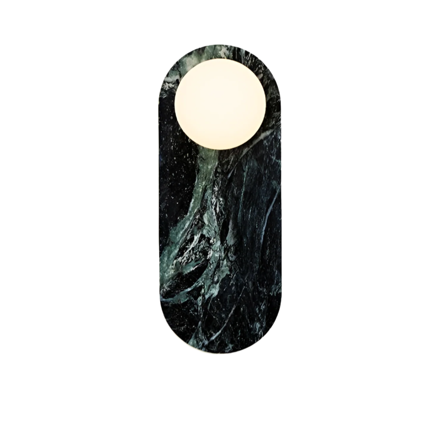 Wall Lamp Marble Glass 13.8 in Warm LED Bedroom Hallway Modern Minimalist Sconce Lighting Fixture | Thomler