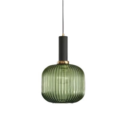 Pendant Light Glass 11.8 in E27 Colored Dining Room Kitchen Island Hanging Ceiling Fixture Vintage Retro | Thomler