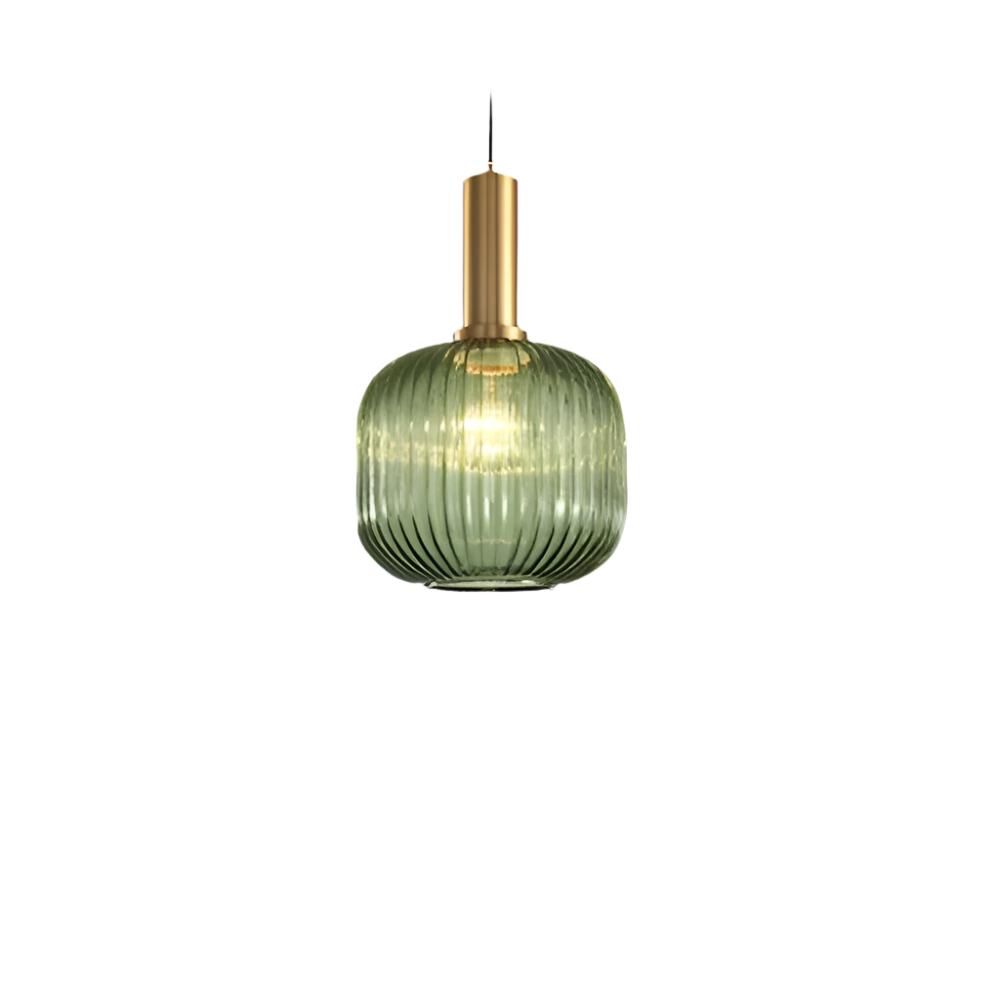 Pendant Light Glass E27 Ø30.0 cm Champagne Dining Room Kitchen Island Hanging Ceiling Lamp Retro Nordic Vintage | Thomler
