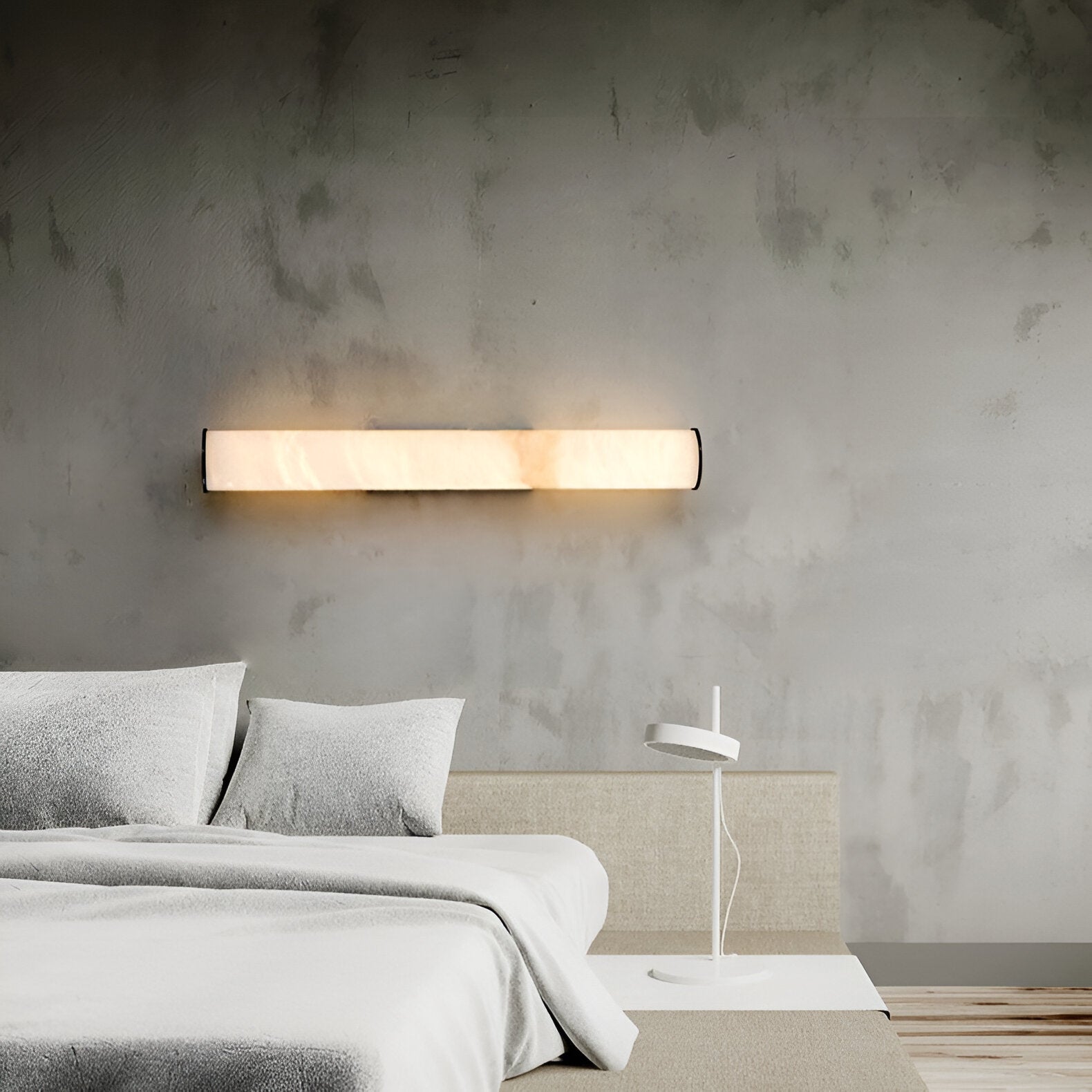 Wall Lamp Marble Copper Up To 31.5 in Warm LED Bedroom Hallway Modern Minimalist Sconce Lighting Fixture | Thomler