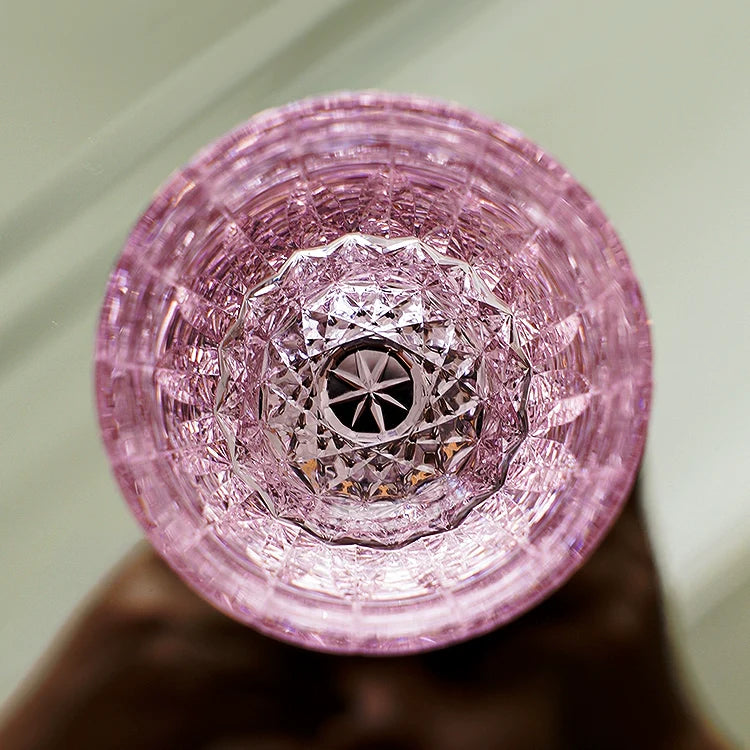 Hand-Cut Crystal Whisky Tumbler with Diamond Facets in Presentation Box for Bourbon, Scotch & Cocktails | Thomler