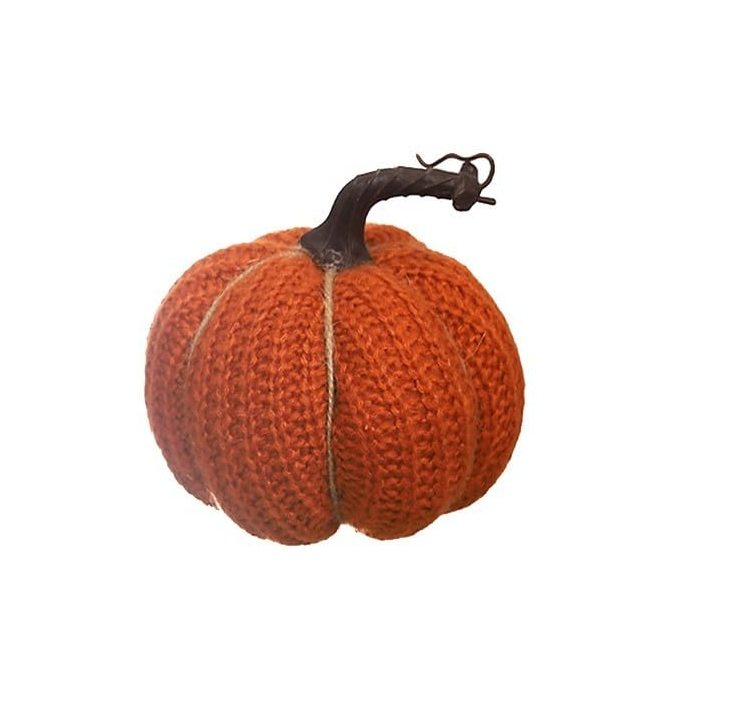 Decorative Soft-Sculpt Harvest Gourds – Small Textile Squash Accents for Holiday Tablescapes, Fall Mantels & Seasonal Display | Thomler
