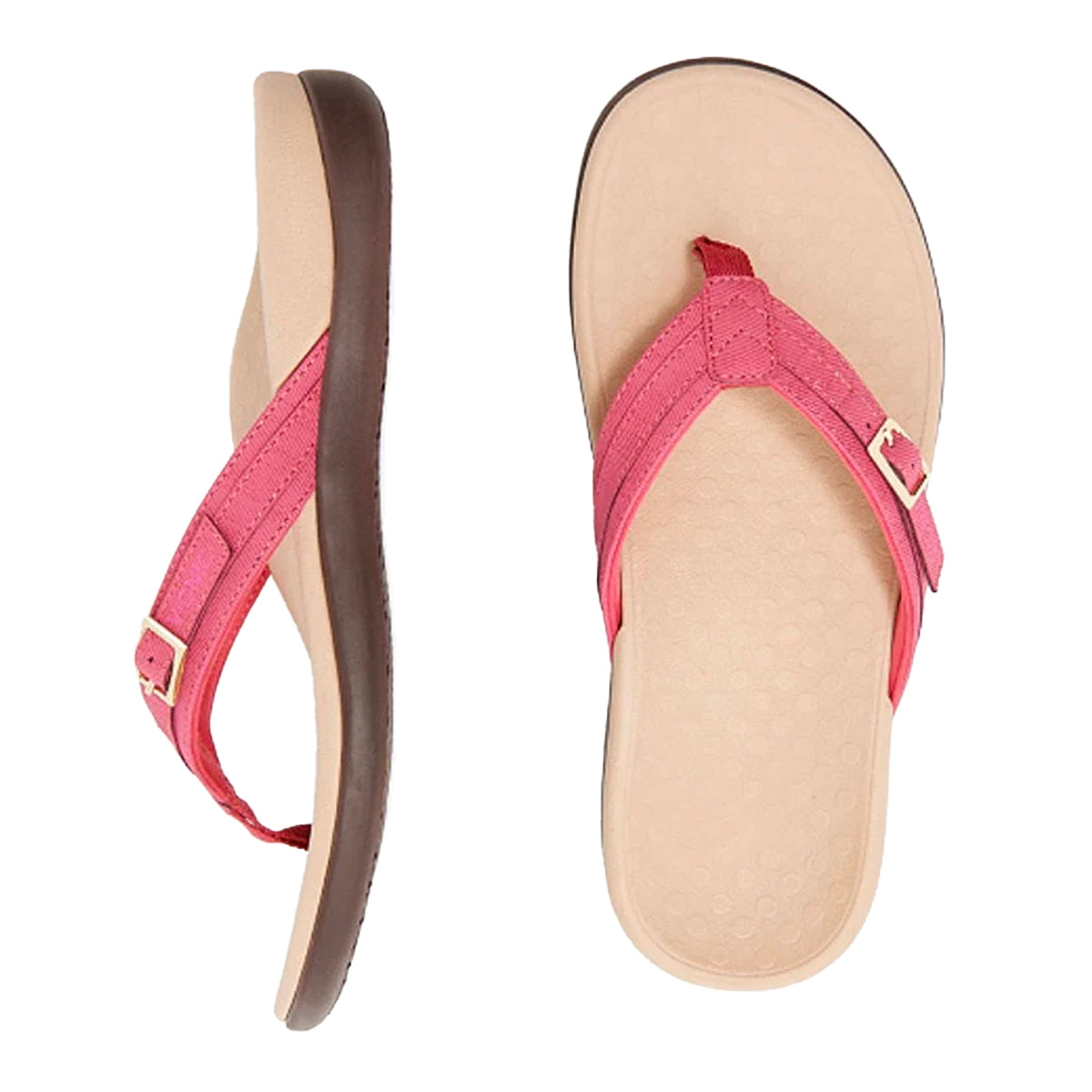 Orthopedic Arch Support Sandals for Women – Cushioned Footbed Slip-On Comfort Slides for Plantar Fasciitis & Flat Feet Relief | Thomler