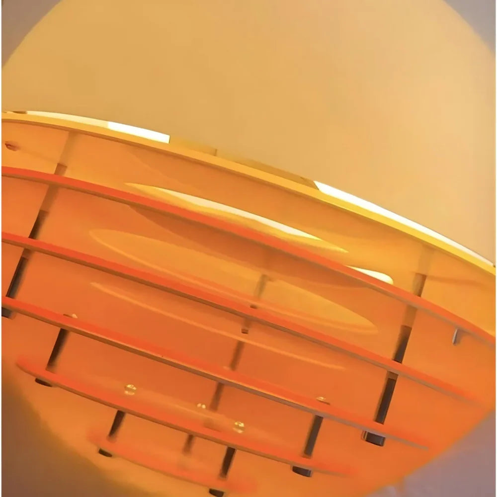 Pendant Light Glass Dome 12 in White Orange Klein Blue Dining Room Living Area Ambient Lighting Artistic Modern | Thomler
