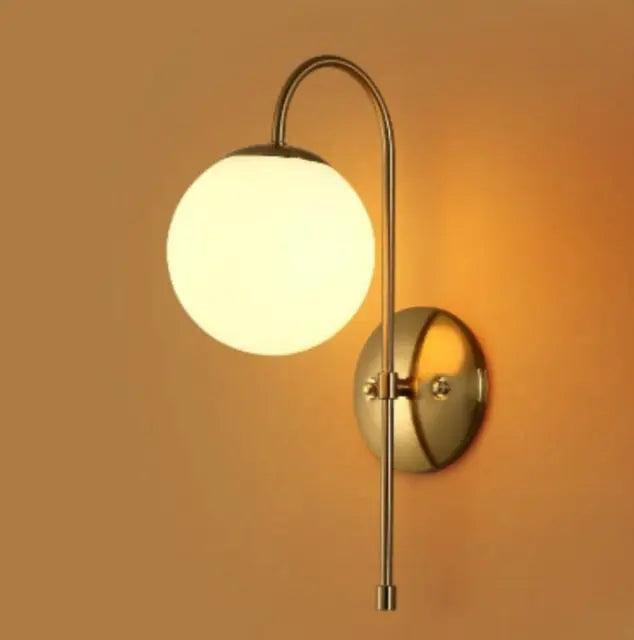 Contemporary Minimalist Wall Sconce Light with Sleek Metal Finish for Living Room Bedroom Hallway Office Indoor Lighting Fixture | Thomler