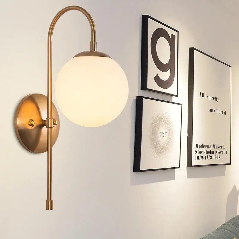 Contemporary Minimalist Wall Sconce Light with Sleek Metal Finish for Living Room Bedroom Hallway Office Indoor Lighting Fixture | Thomler
