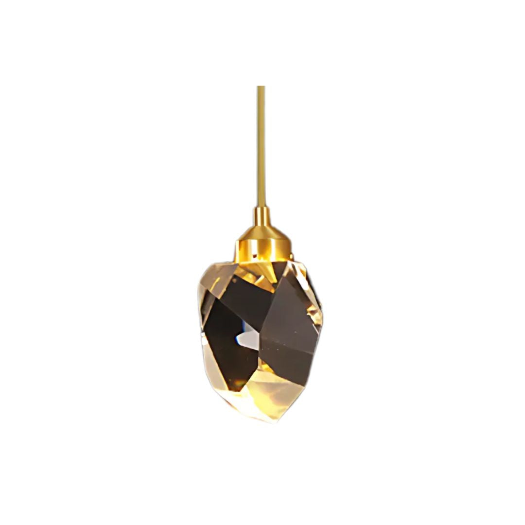 Pendant Light Glass Metal Adjustable Gold Dining Room Kitchen Island Hanging Ceiling Lamp Modern Teardrop Lighting | Thomler