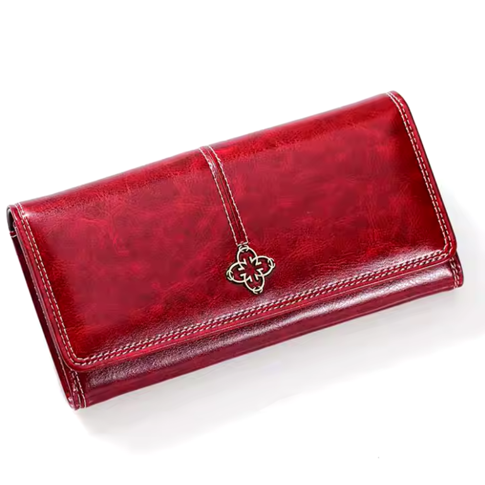 Leather Bifold Wallet for Women – Compact Card Holder with Multiple Slots, Slim Fold Design for Cash & Credit Cards, Everyday Use | Thomler