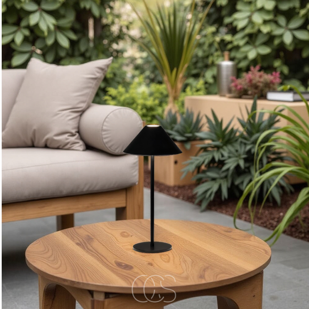 Cordless Touch-Dimming LED Lantern Table Lamp with Rechargeable Battery for Indoor & Outdoor Use | Thomler