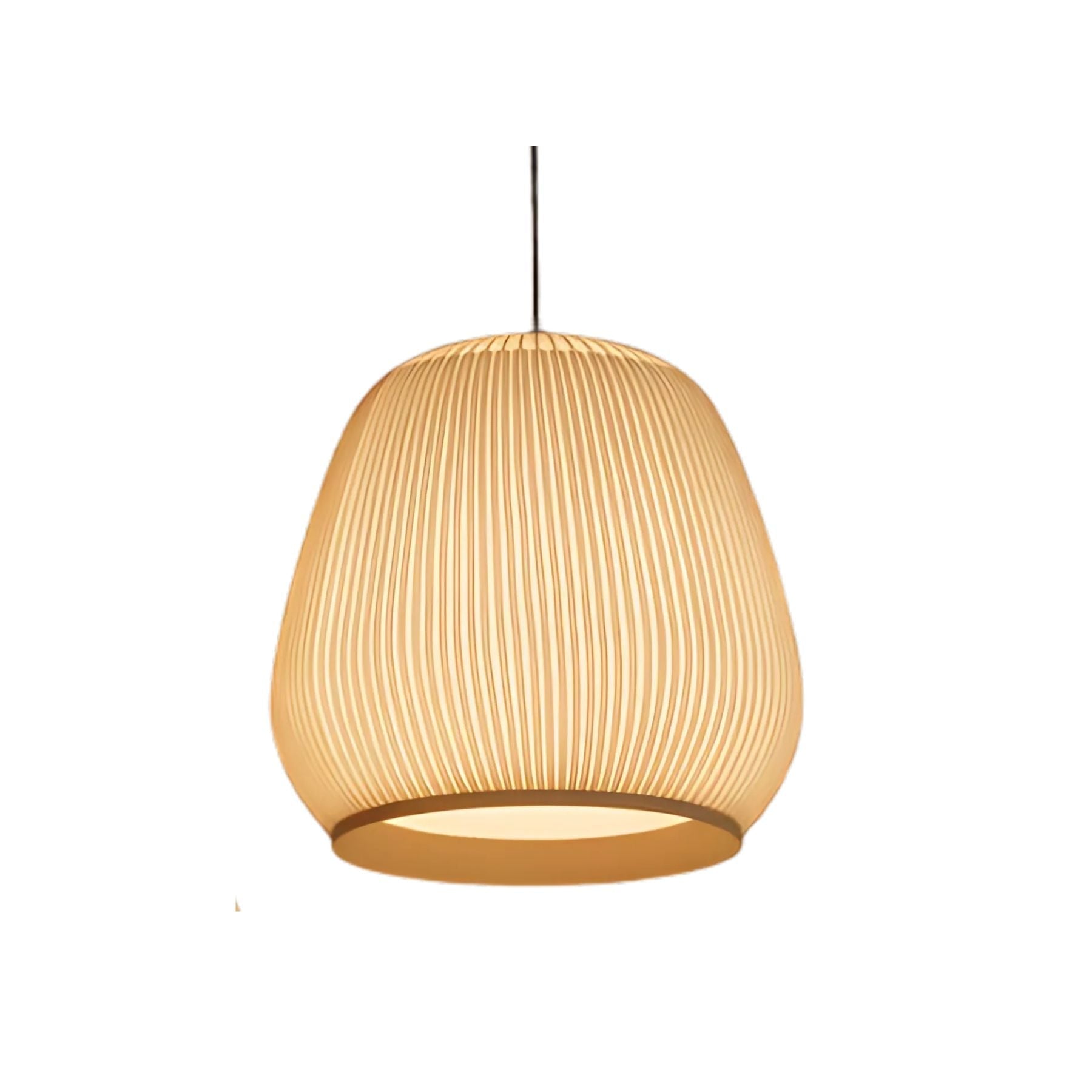 Pendant Light 45.0 cm 17.7" Lycra Beige Dining Room Scandinavian Hanging Ceiling Lamp | Thomler
