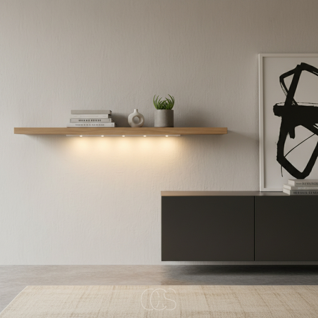 Rechargeable Motion-Sensing LED Under-Cabinet Light Bar with Magnetic Mount & USB-C Charging | Thomler