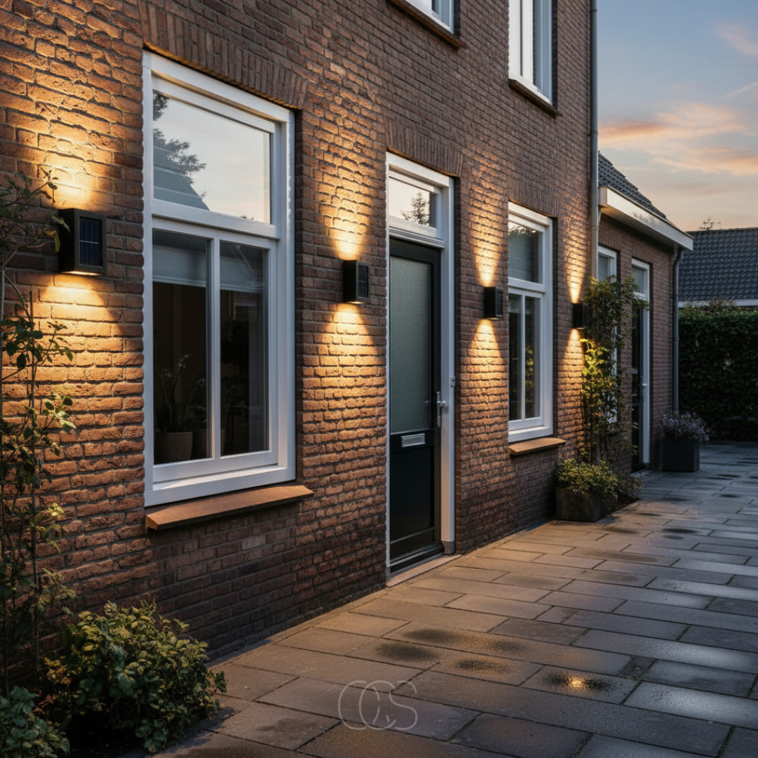Solar Motion Sensor Outdoor Wall Light – Waterproof IP65 Wireless LED Sconce for Patio, Deck & Yard | Thomler