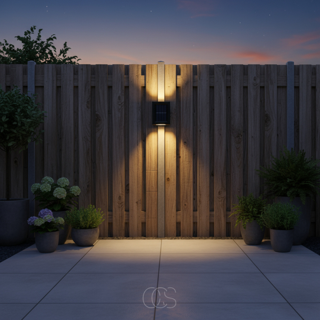 Solar Motion Sensor Outdoor Wall Light – Waterproof IP65 Wireless LED Sconce for Patio, Deck & Yard | Thomler