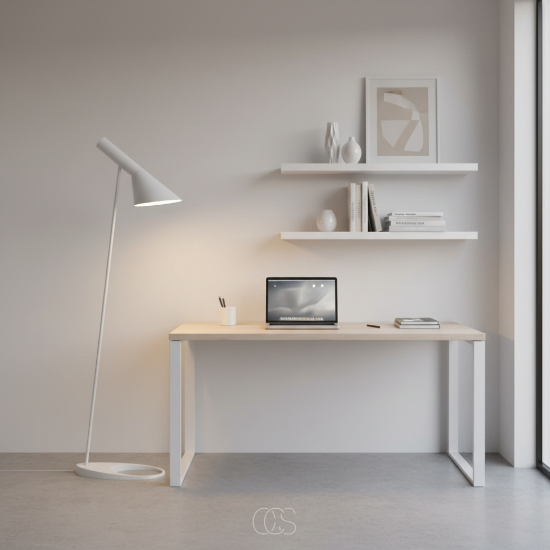 Adjustable Arc Floor Lamp with Tilting Shade – Modern Nordic Reading Light for Living Room, Bedroom & Office | Thomler
