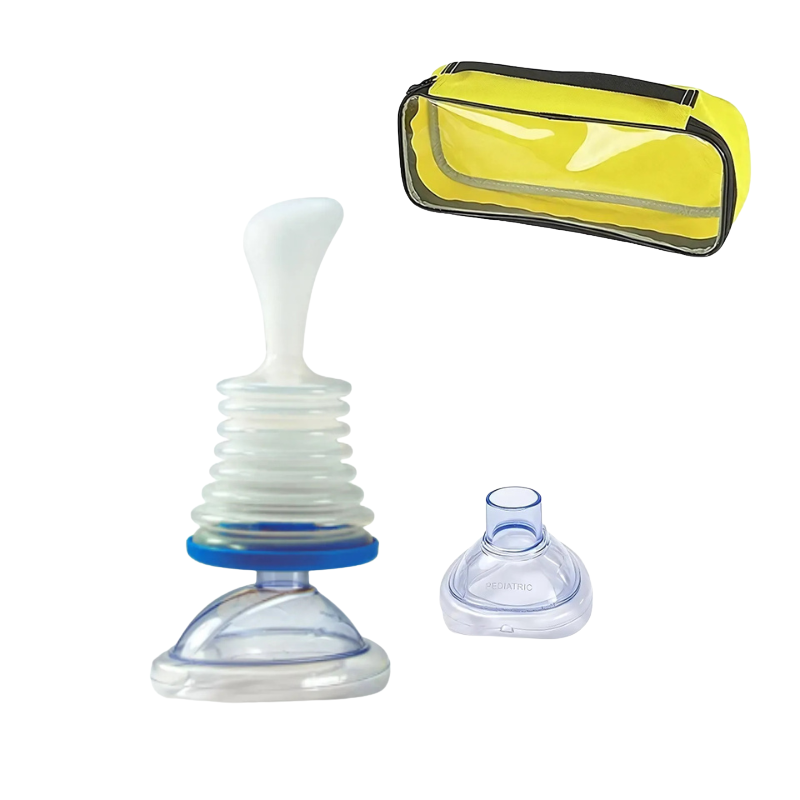 Manual Airway Relief Device with Reusable Masks for Adults & Kids | Thomler