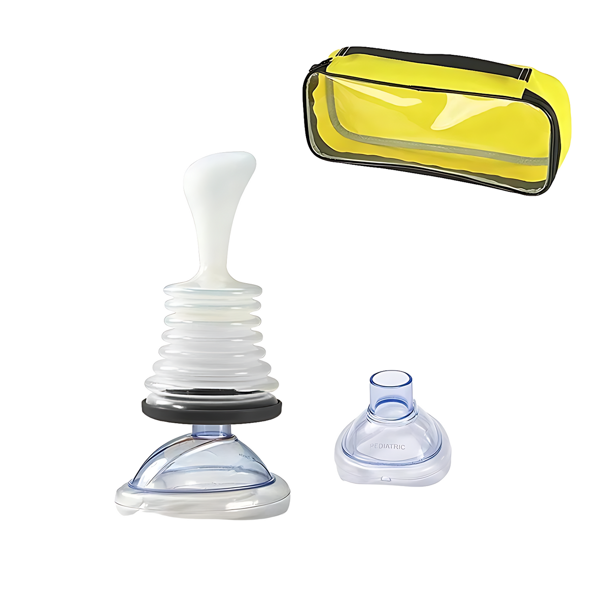 Manual Airway Relief Device with Reusable Masks for Adults & Kids | Thomler