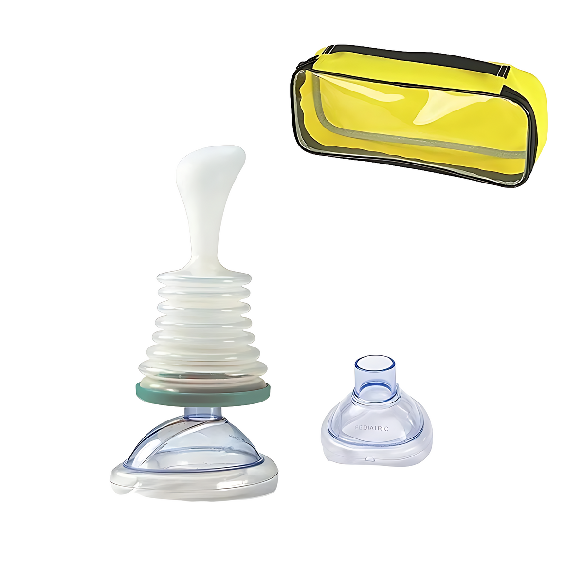 Manual Airway Relief Device with Reusable Masks for Adults & Kids | Thomler