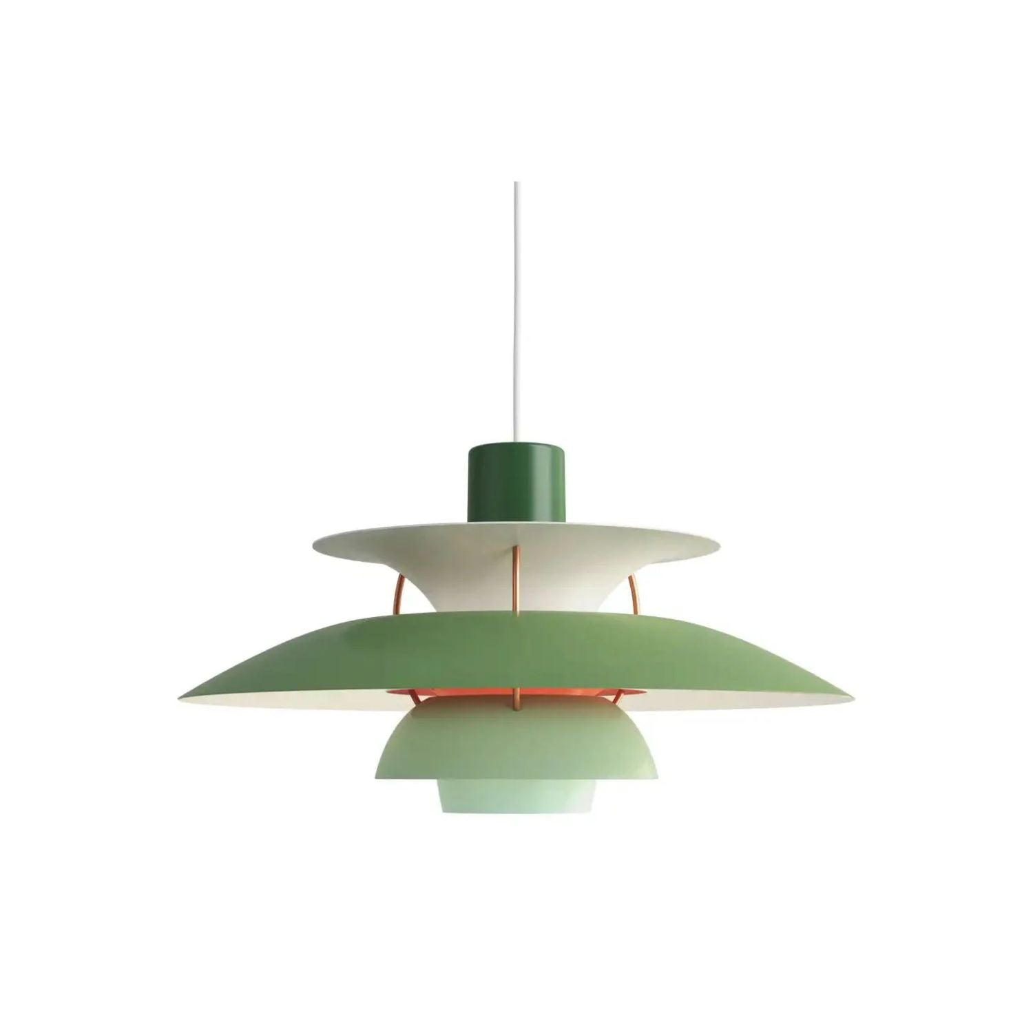 Pendant Light Alloy E27 Green Dining Room Scandinavian Layered Ceiling Hanging Living Room Ambient Lighting | Thomler