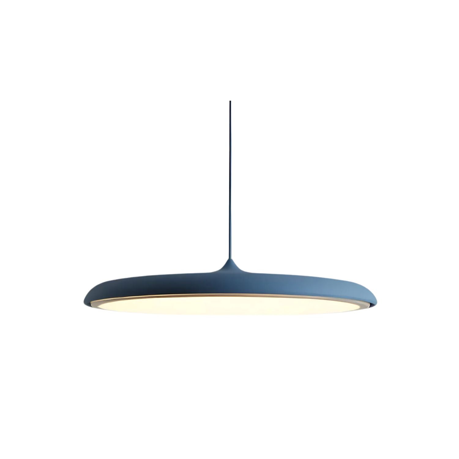 Pendant Light Metal Acrylic LED 40.0 cm Blue Dining Room Scandinavian Hanging Ceiling Light | Thomler