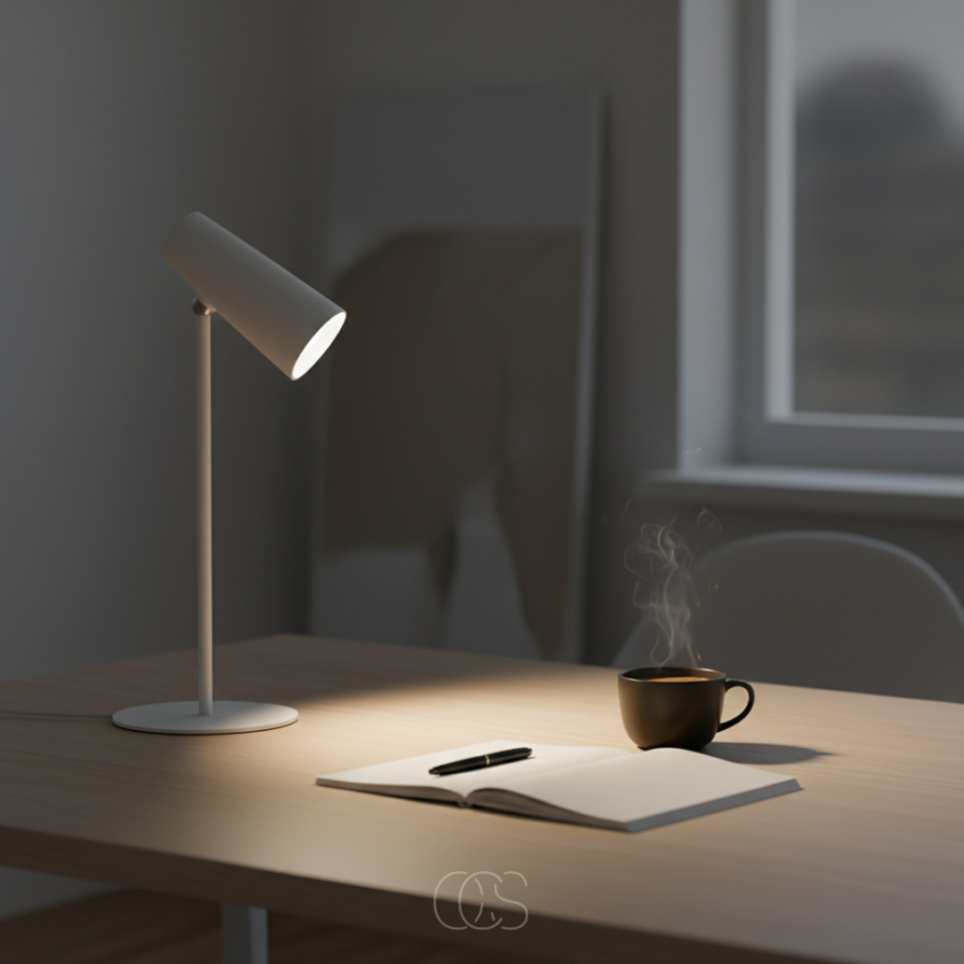 Cordless Adjustable Desk Lamp with 3 Brightness Modes & USB-C Charging for Office Home Reading | Thomler