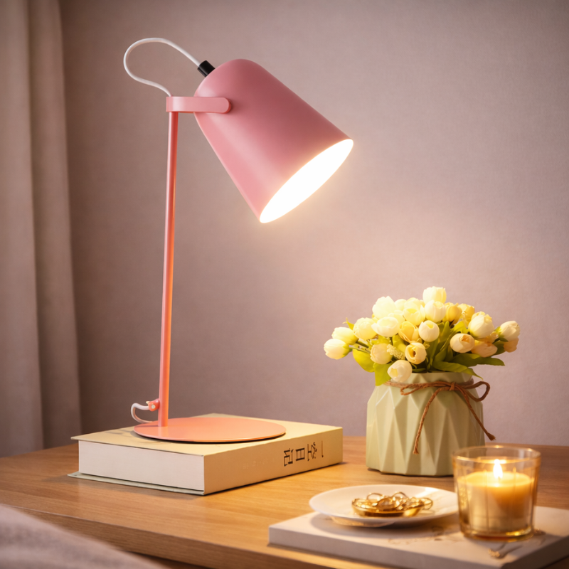 Adjustable Swivel Desk Lamp with Rotating Head – Eye-Friendly LED Task Light for Home Office, Study, Reading & Bedside | Thomler
