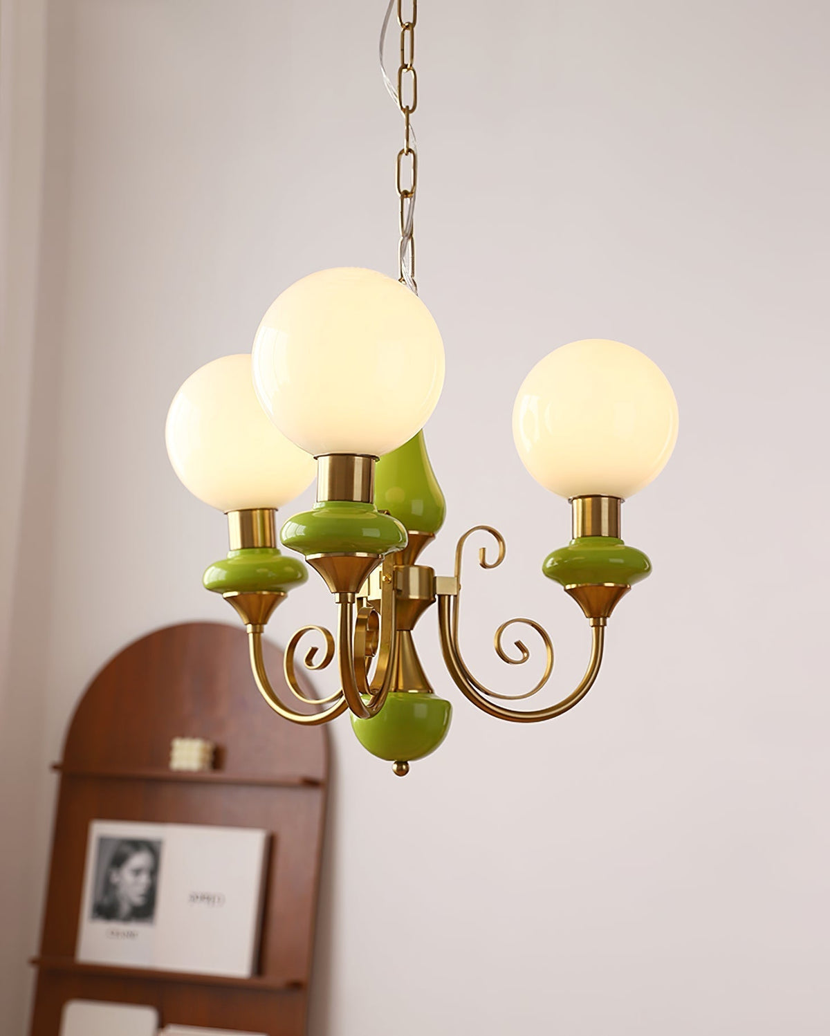 Multi-Globe Pendant Chandelier for Dining Room – Iron Frame with Frosted Glass Shades – Modern Farmhouse Ceiling Light – Adjustable Chain | Thomler