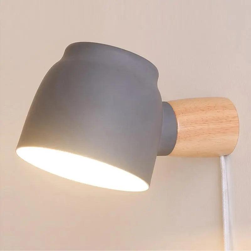 Plug-In Wall Sconce Light Fixture with Cord for Bedroom, Living Room, Hallway | Modern Ambient Lighting for Home | Simple No-Hardwire Setup | Thomler