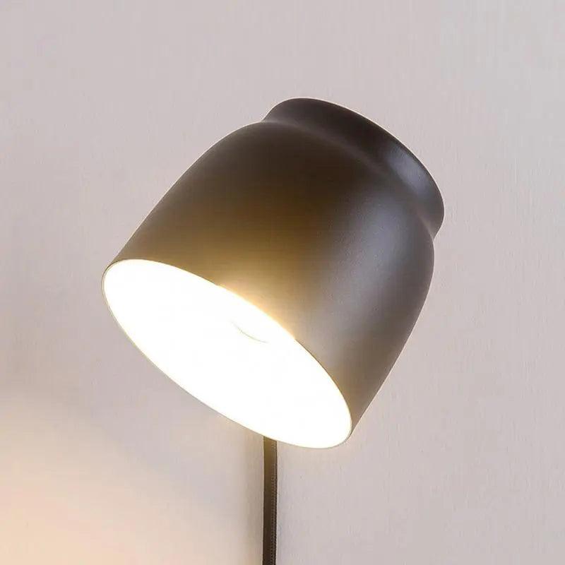 Plug-In Wall Sconce Light Fixture with Cord for Bedroom, Living Room, Hallway | Modern Ambient Lighting for Home | Simple No-Hardwire Setup | Thomler