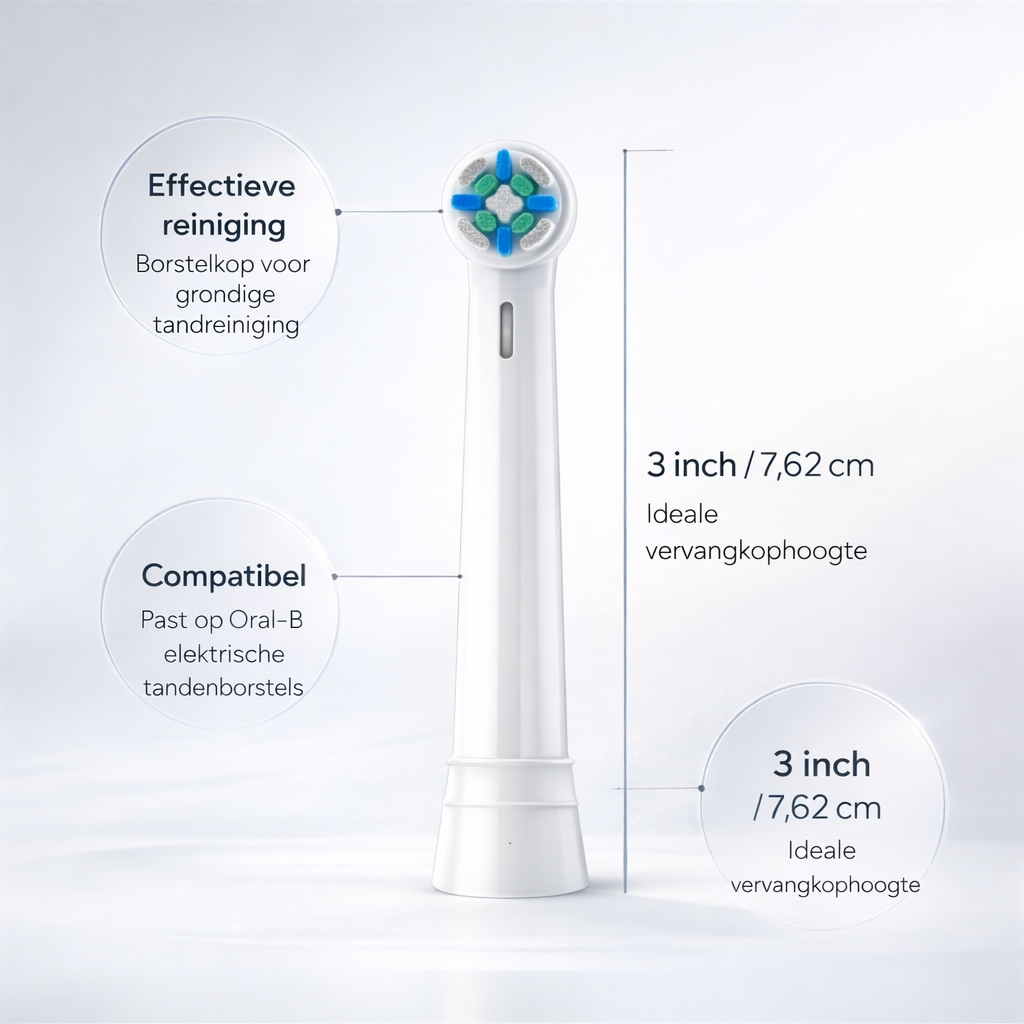 Electric Toothbrush Replacement Heads – Multi-Series Compatible Brush Refills for Daily Clean | Thomler