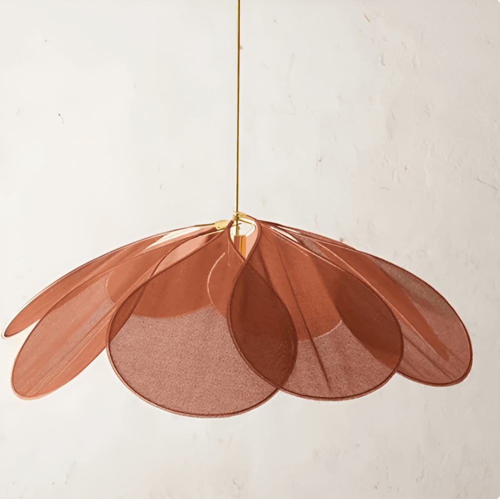 Pendant Light Fabric Flower 50.0–80.0 cm Adjustable Living Room Bedroom Dining Room Decorative Ceiling Lamp | Thomler