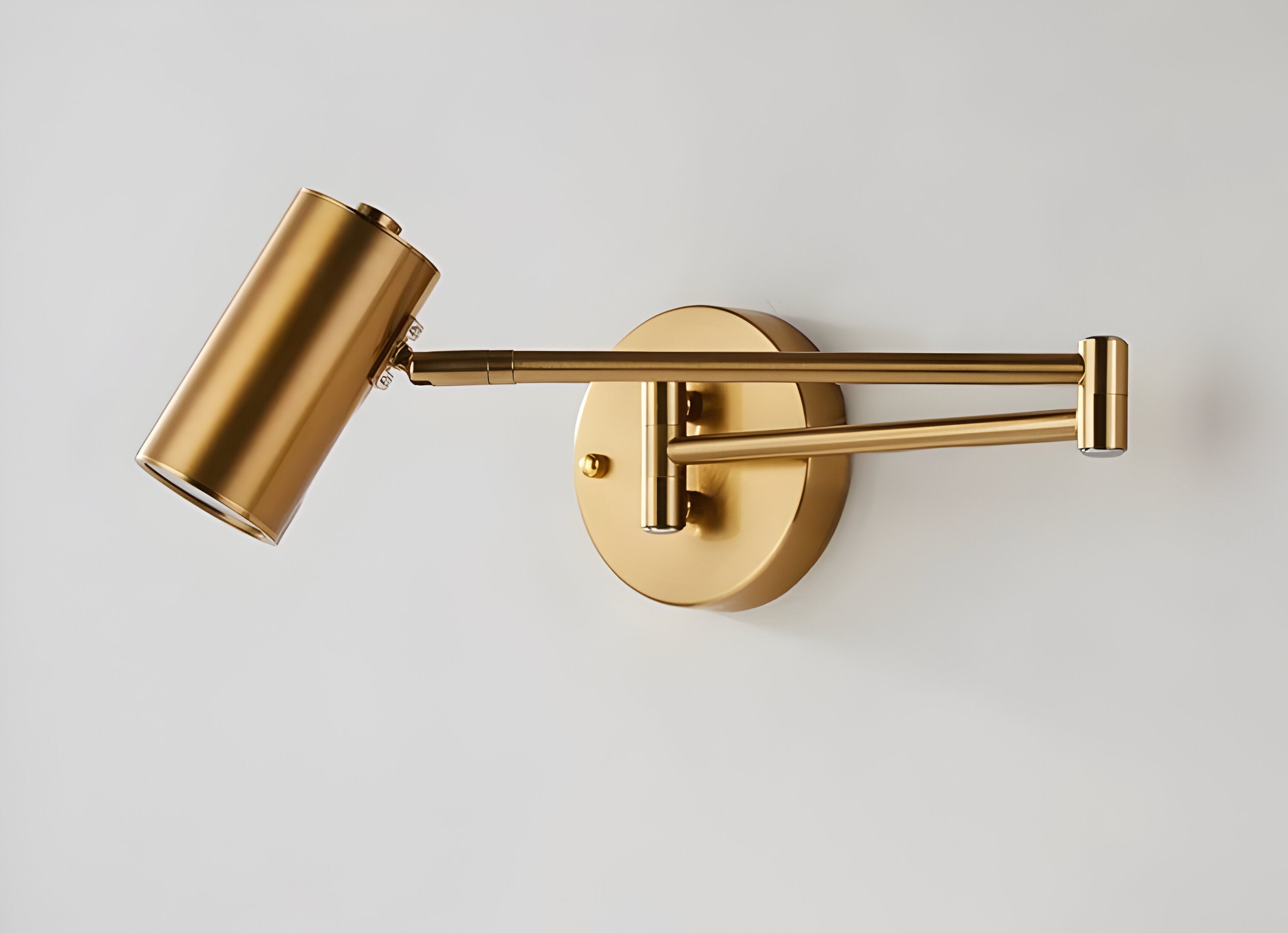 Wall Lamp Metal Adjustable Arm 26.0 cm Black Bedroom Reading Light Modern Bedside Sconce Directional Indoor Lighting | Thomler