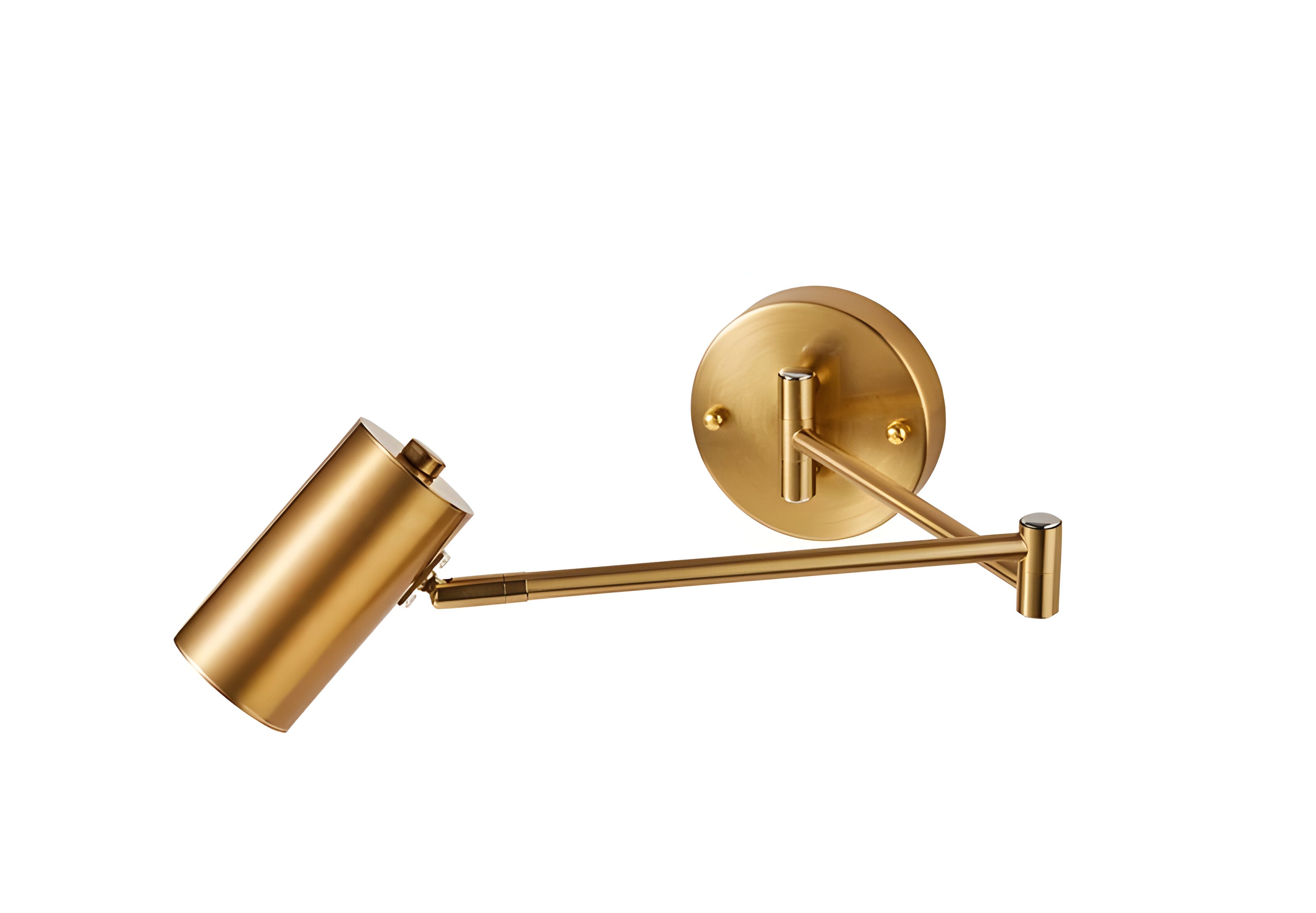 Wall Lamp Metal Adjustable Arm 26.0 cm Black Bedroom Reading Light Modern Bedside Sconce Directional Indoor Lighting | Thomler