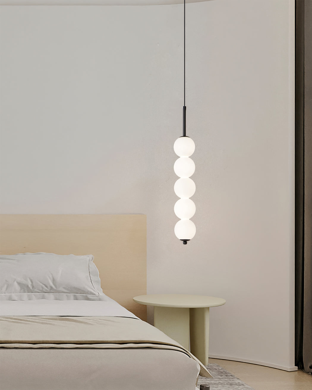 Pendant Light Brass Milk Glass 14.6 in Indoor Dining Room Kitchen Ceiling Lamp Soft LED Illumination Decorative Modern Hanging Fixture | Thomler