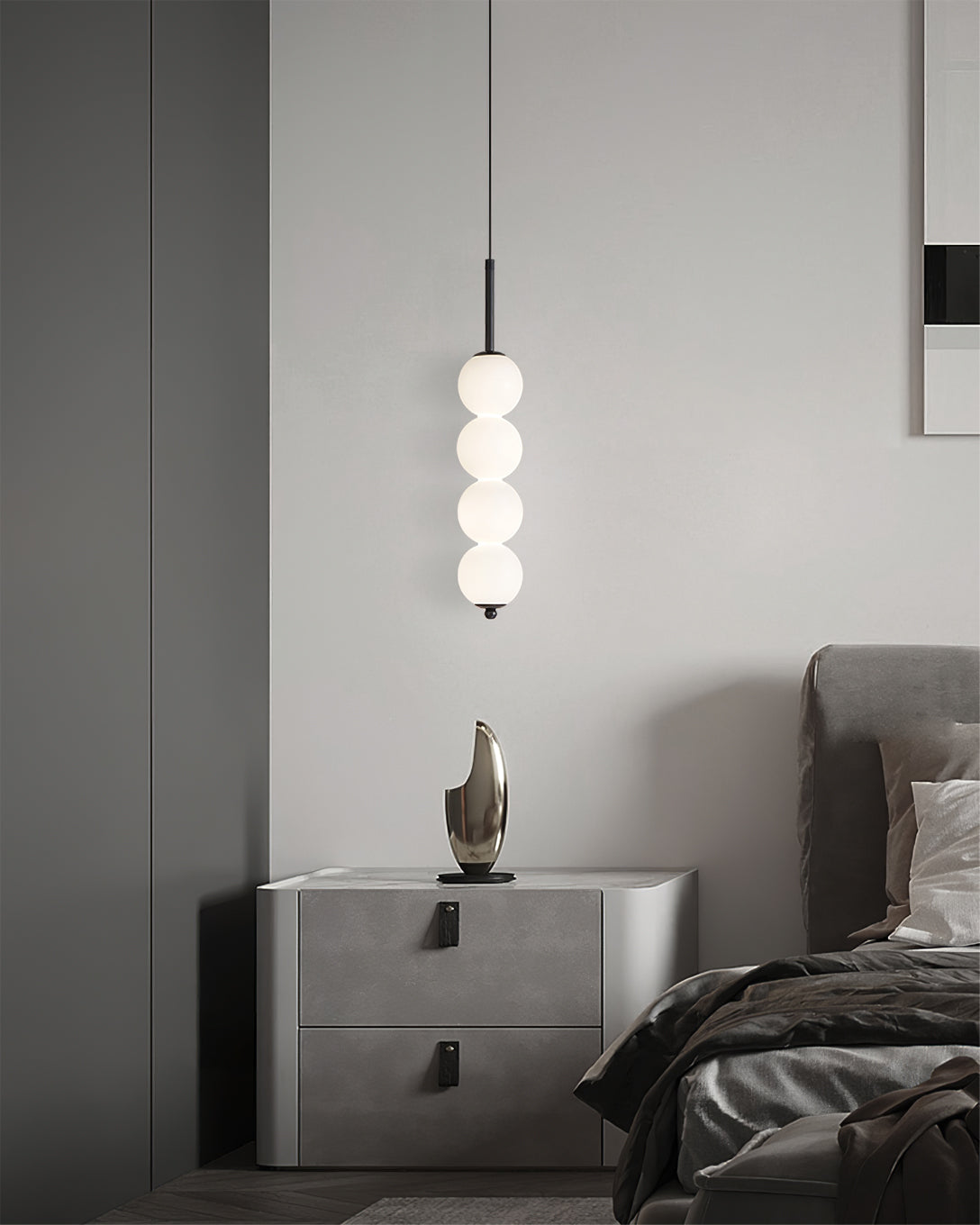 Pendant Light Brass Milk Glass 14.6 in Indoor Dining Room Kitchen Ceiling Lamp Soft LED Illumination Decorative Modern Hanging Fixture | Thomler