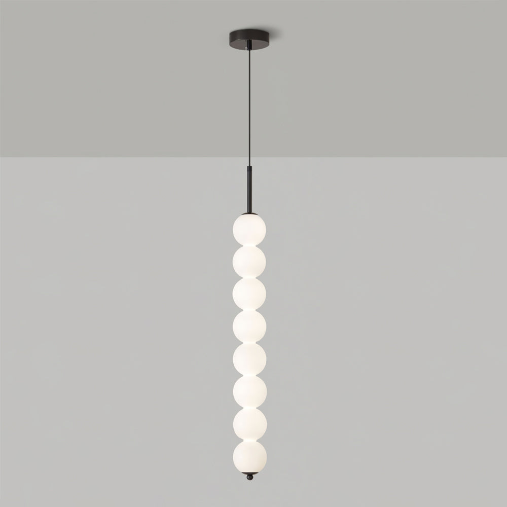 Pendant Light Brass Milk Glass 14.6 in Indoor Dining Room Kitchen Ceiling Lamp Soft LED Illumination Decorative Modern Hanging Fixture | Thomler