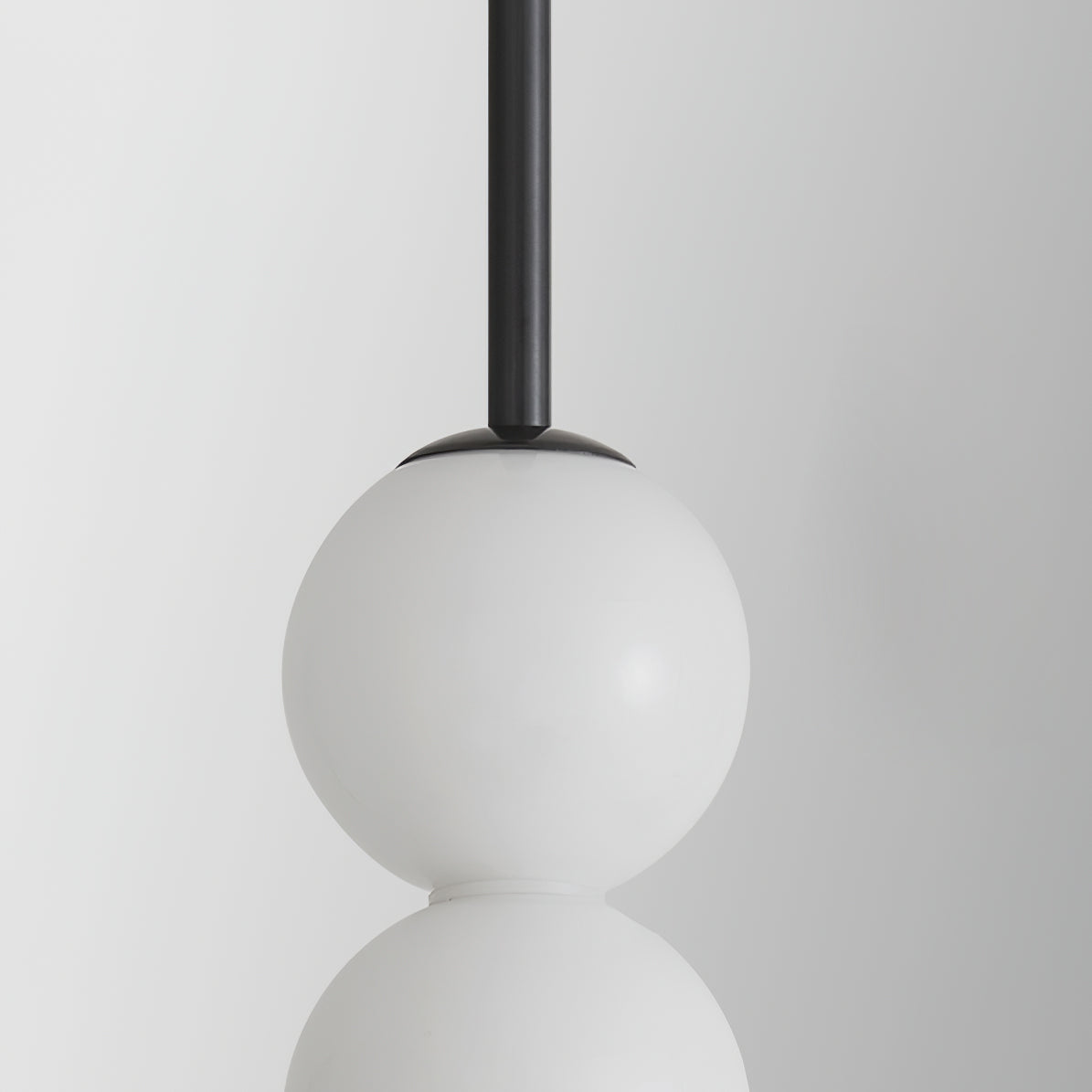 Pendant Light Brass Milk Glass 14.6 in Indoor Dining Room Kitchen Ceiling Lamp Soft LED Illumination Decorative Modern Hanging Fixture | Thomler