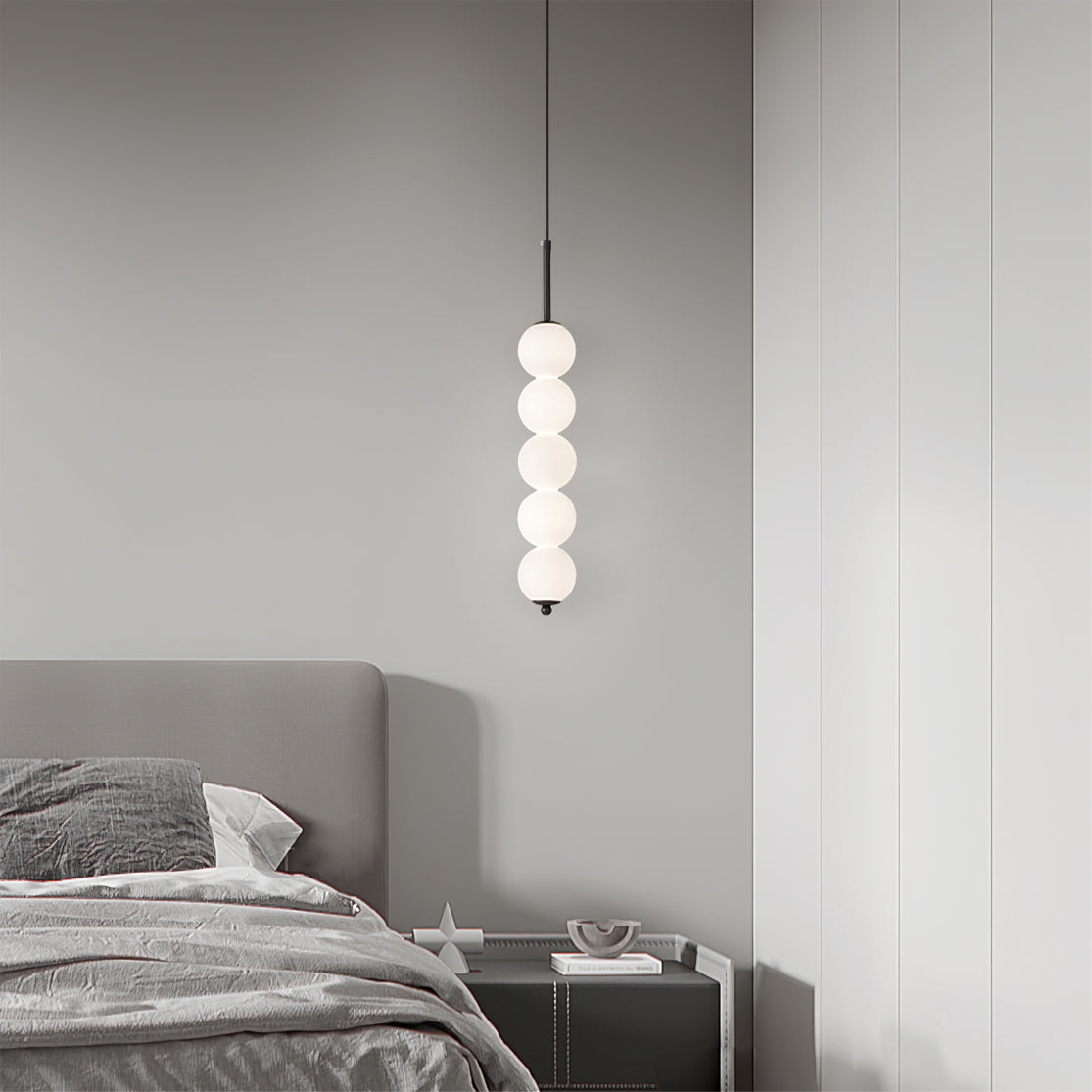 Pendant Light Brass Milk Glass 14.6 in Indoor Dining Room Kitchen Ceiling Lamp Soft LED Illumination Decorative Modern Hanging Fixture | Thomler