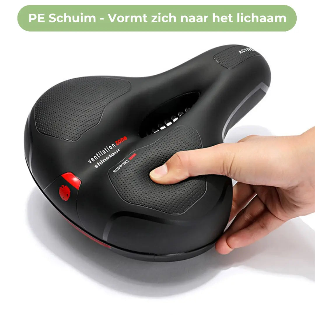 Bicycle Saddle PE Memory Foam 25.0 cm Black Ergonomic Comfort Seat For Road Mountain City Electric Bike Cycling | Thomler