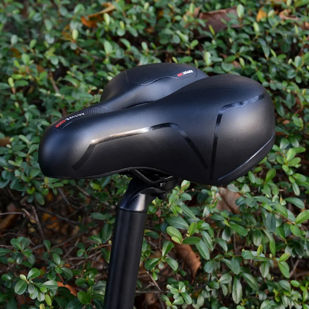 Bicycle Saddle PE Memory Foam 25.0 cm Black Ergonomic Comfort Seat For Road Mountain City Electric Bike Cycling | Thomler