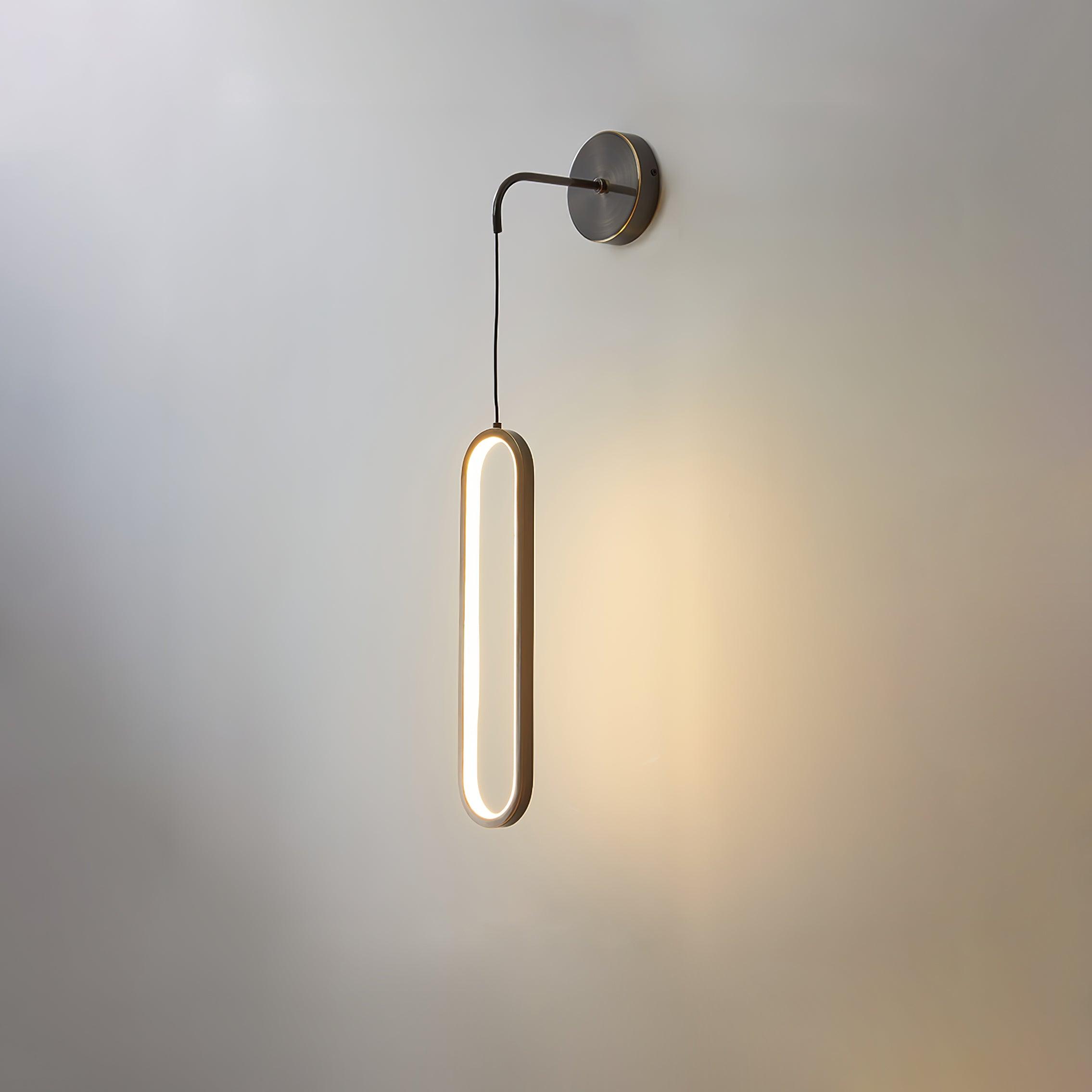 Wall Lamp Brass Integrated LED 68.0 cm White Bedroom Hallway Living Room Hanging Accent Light Adjustable Colour Temperature | Thomler