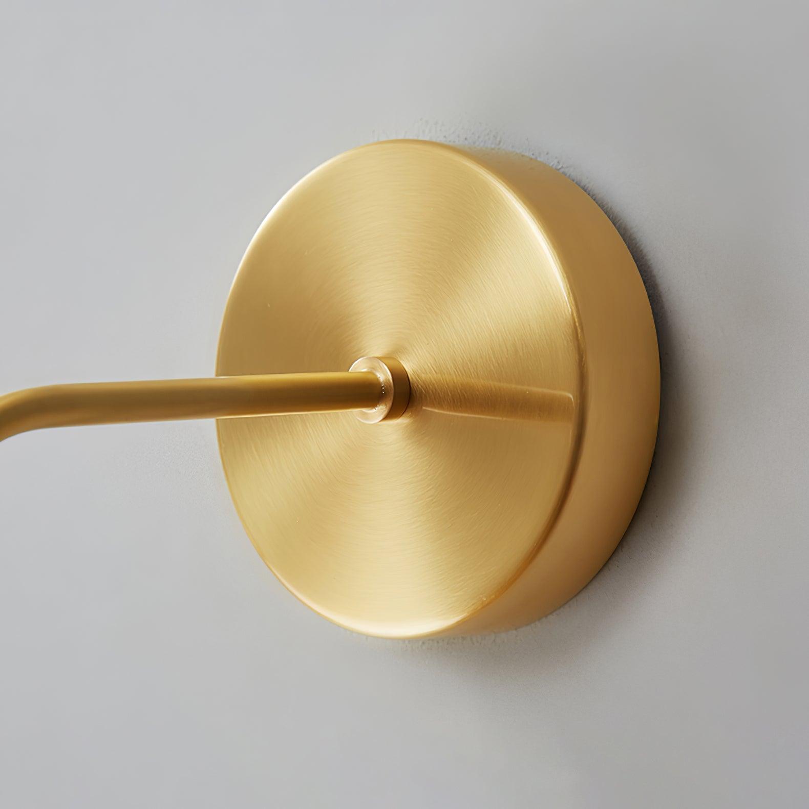 Wall Lamp Brass Integrated LED 68.0 cm White Bedroom Hallway Living Room Hanging Accent Light Adjustable Colour Temperature | Thomler