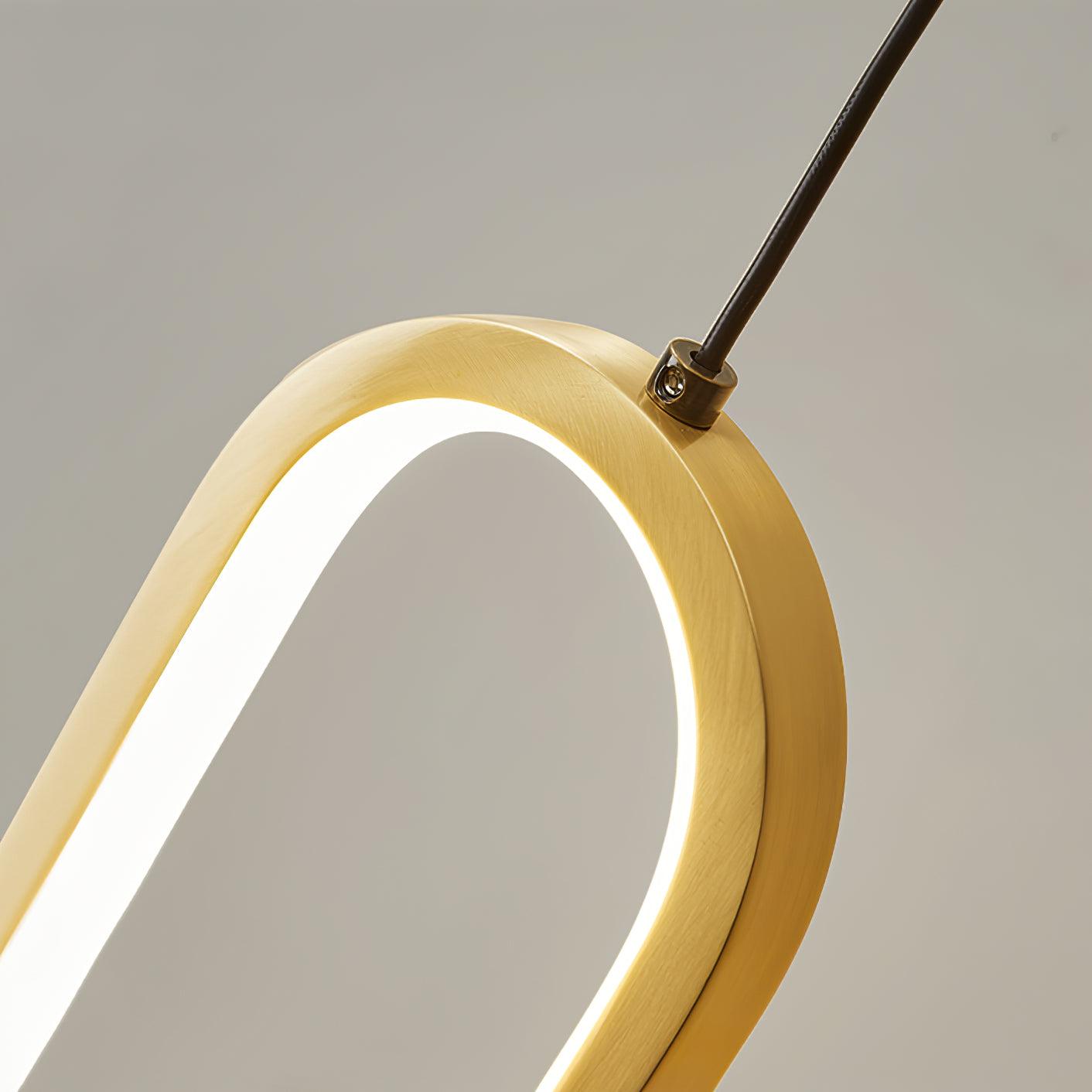 Wall Lamp Brass Integrated LED 68.0 cm White Bedroom Hallway Living Room Hanging Accent Light Adjustable Colour Temperature | Thomler
