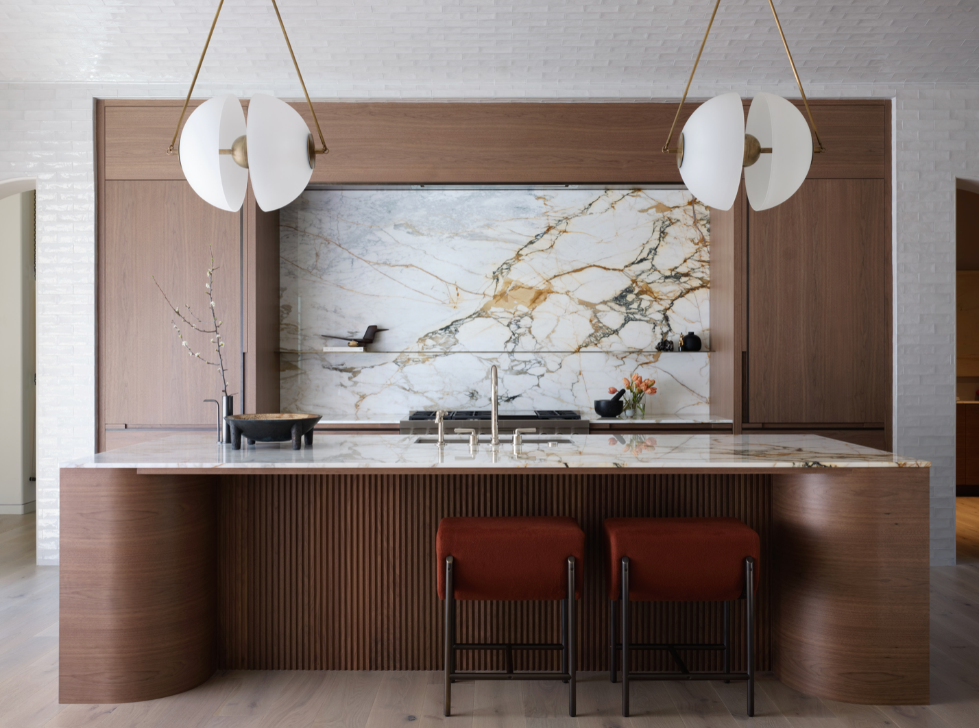 Pendant Light Metal 15.7 in White Glass 9.8 in Indoor Ceiling Lighting Dining Room Kitchen | Thomler