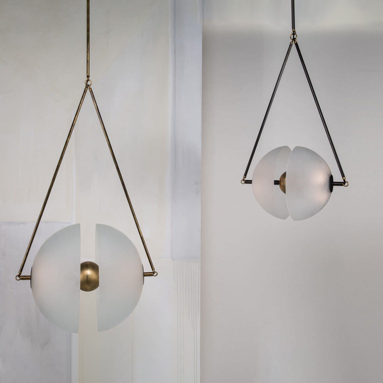 Pendant Light Metal 15.7 in White Glass 9.8 in Indoor Ceiling Lighting Dining Room Kitchen | Thomler
