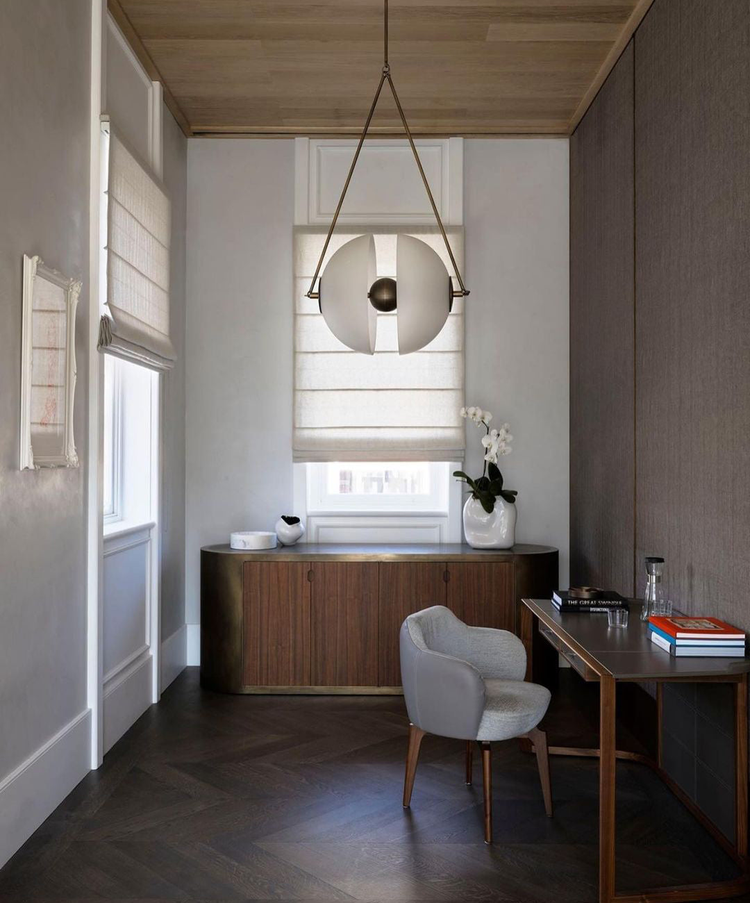 Pendant Light Metal 15.7 in White Glass 9.8 in Indoor Ceiling Lighting Dining Room Kitchen | Thomler