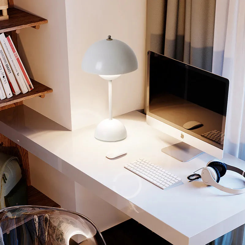 Rechargeable LED Table Lamp Touch Dimmable 12-Hour Battery Cordless Desk Light Warm White 2700K Indoor Outdoor IP44 for Living Room | Thomler