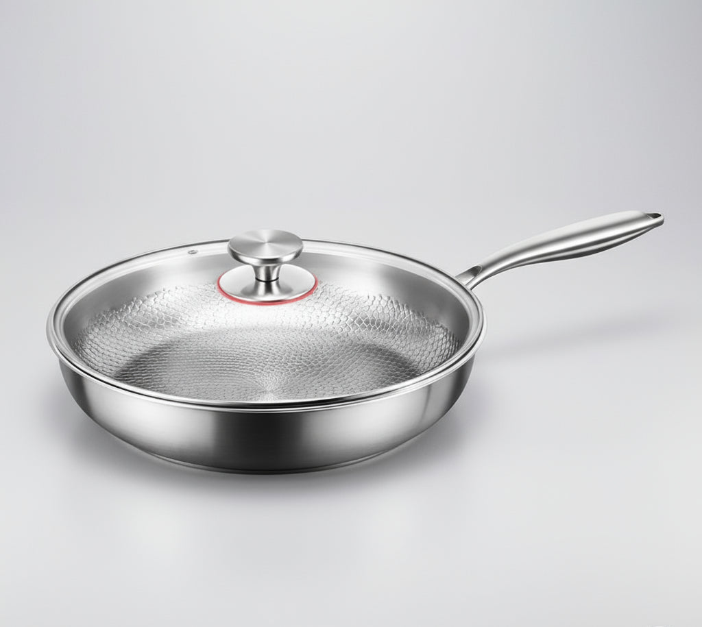 Hammered Titanium Nonstick Skillet for Induction – Chemical-Free Cooking Pan | Thomler
