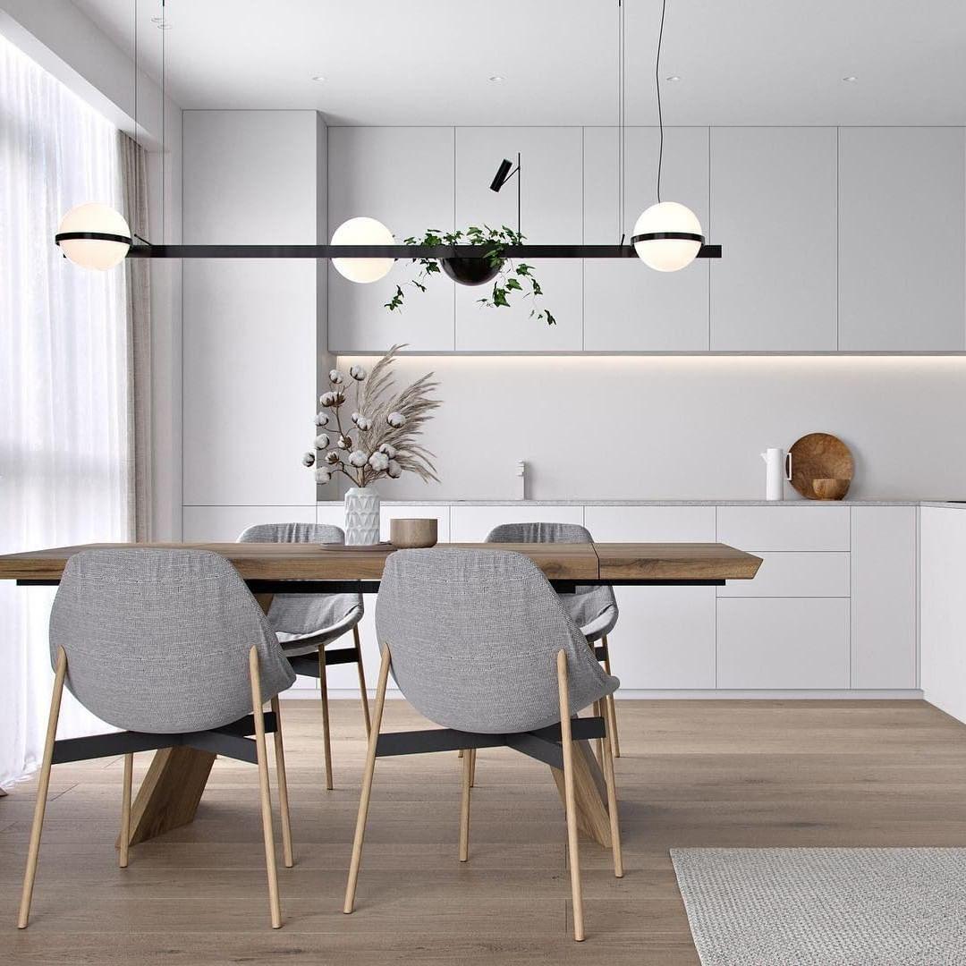 Spherical LED Hanging Fixture for Kitchen Island & Dining Area – Adjustable Height Black Metal Pendant with Dual-Tone Lighting, 8.7 in Acryl | Thomler