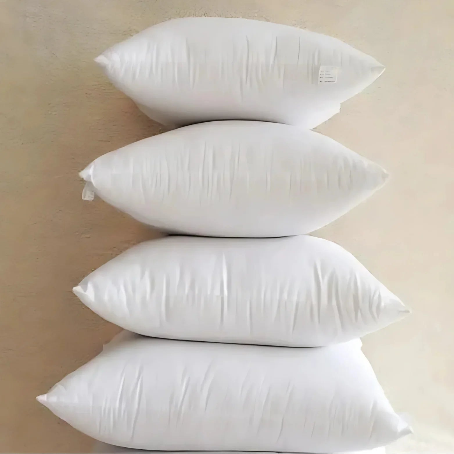Cushion Cover Bouclé Fabric 45.0 cm x 45.0 cm Neutral Sofa Bed Decorative Throw Pillow Case Minimalist Living Room Accent | Thomler