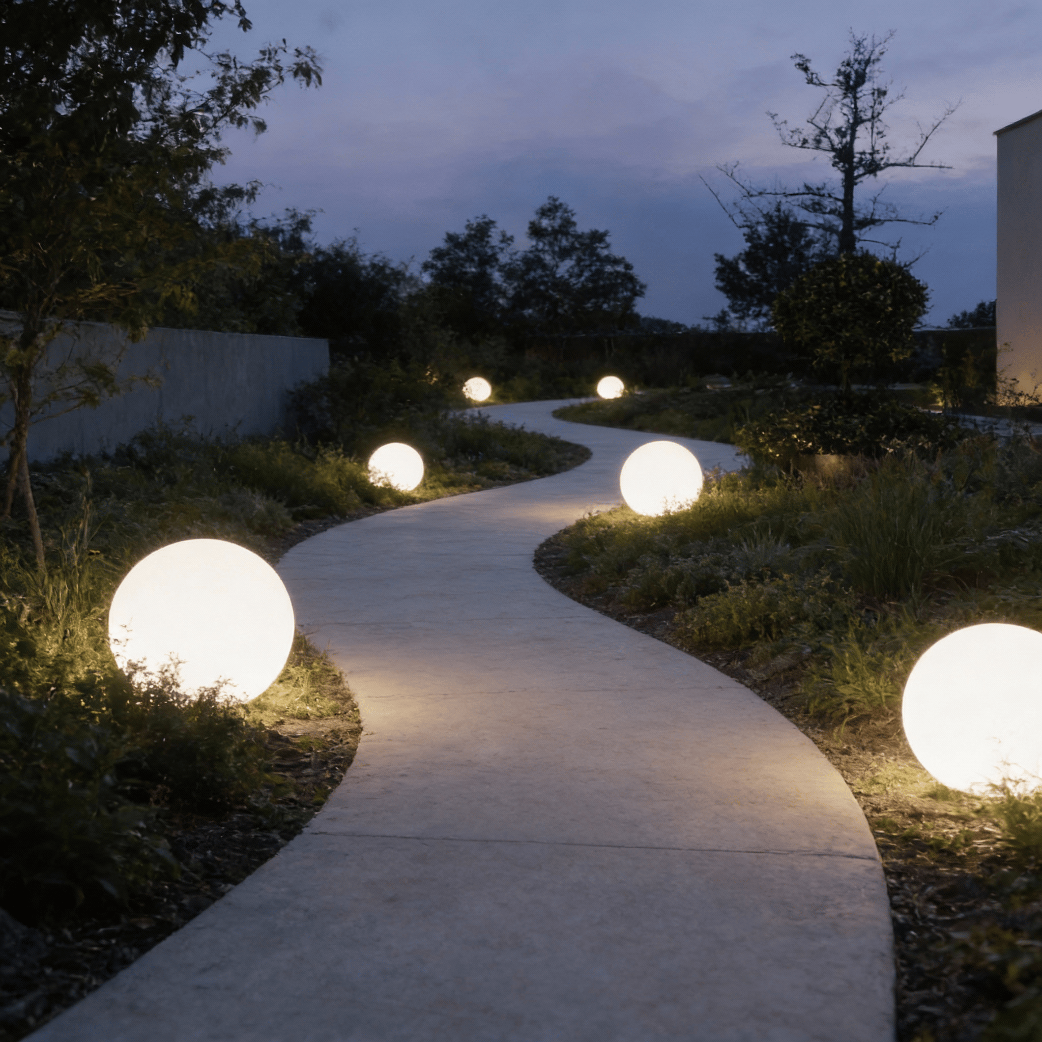 Portable LED Orb Lamp with Remote Control 4-Color Modes 10-20 in Rechargeable Cordless Sphere Light for Living Room Bedroom Bedside Nightsta | Thomler